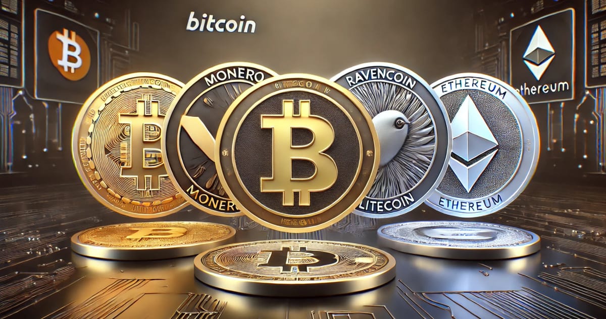 Cryptocurrencies for Mining
